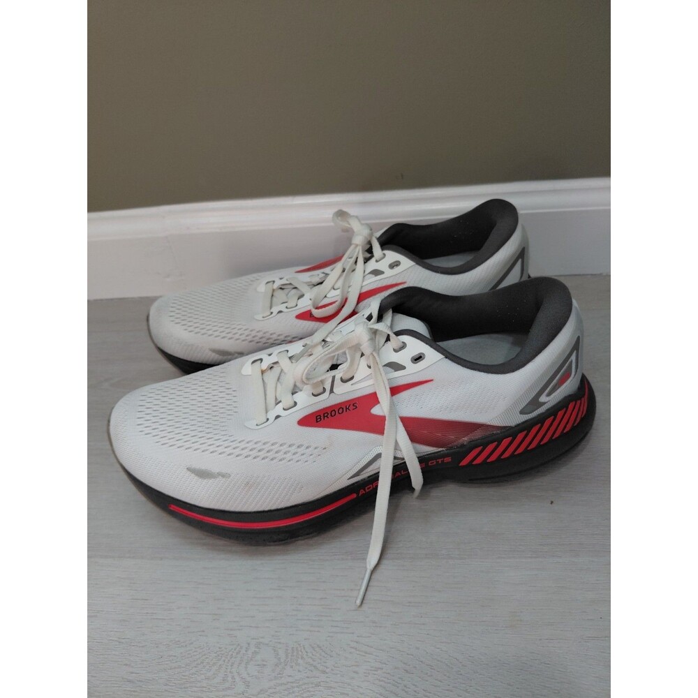 Size 10.5D - Brooks Adrenaline GTS 23 White Red Black
